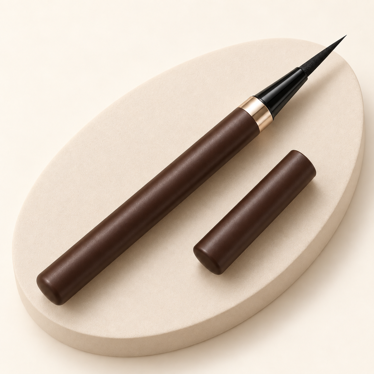 Aelheart Precision Black Liquid Eyeliner – Long Tapered Tip