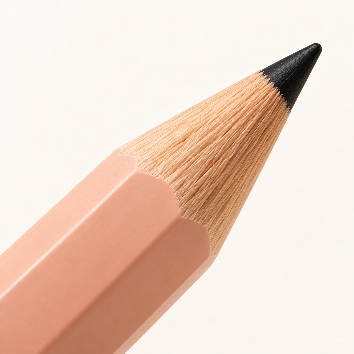Aelheart Classic Black Hexagonal Wooden Eyeliner Pencil