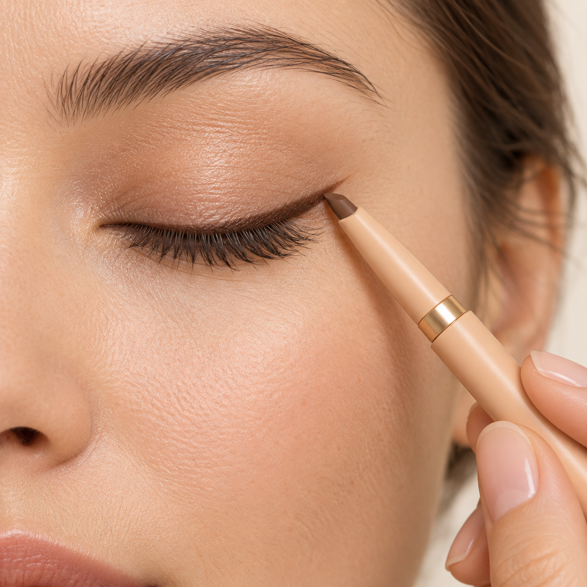Aelheart Angled Brown Gel Eyeliner – Precision Eye Pencil