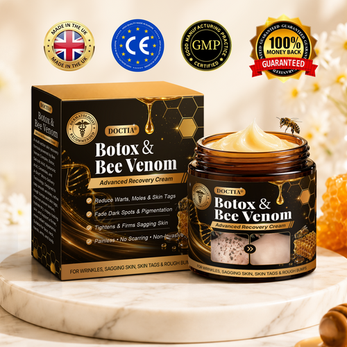 【Made and Shipped from UK 】🚑DOCTIA® Botox & Bee Venom Advanced Recovery Cream—For Wrinkles, Sagging Skin, Skin Tags & Rough Bumps⚡