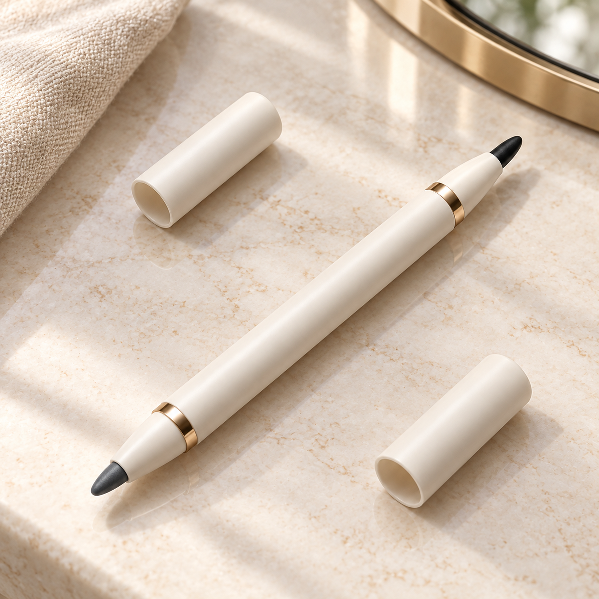 Aelheart Dual-Ended Black Gel Eyeliner Pencil