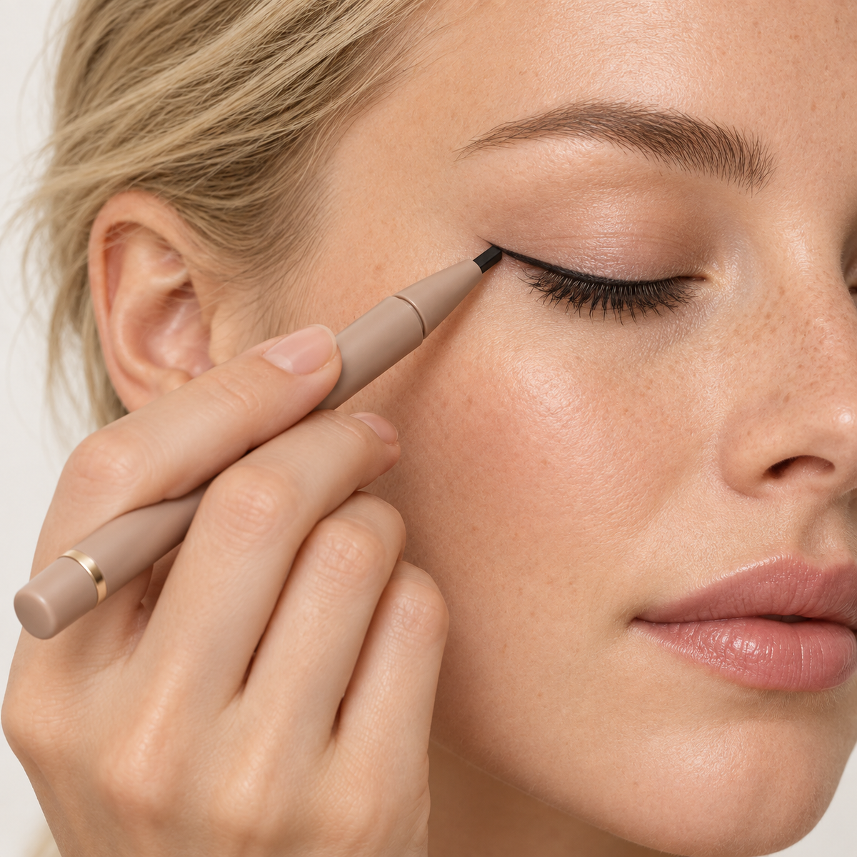 Aelheart Flat-Tip Black Gel Eyeliner