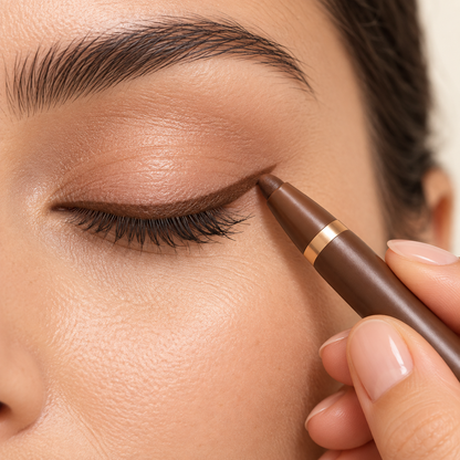 Aelheart Wide-Tip Brown Retractable Gel Eyeliner