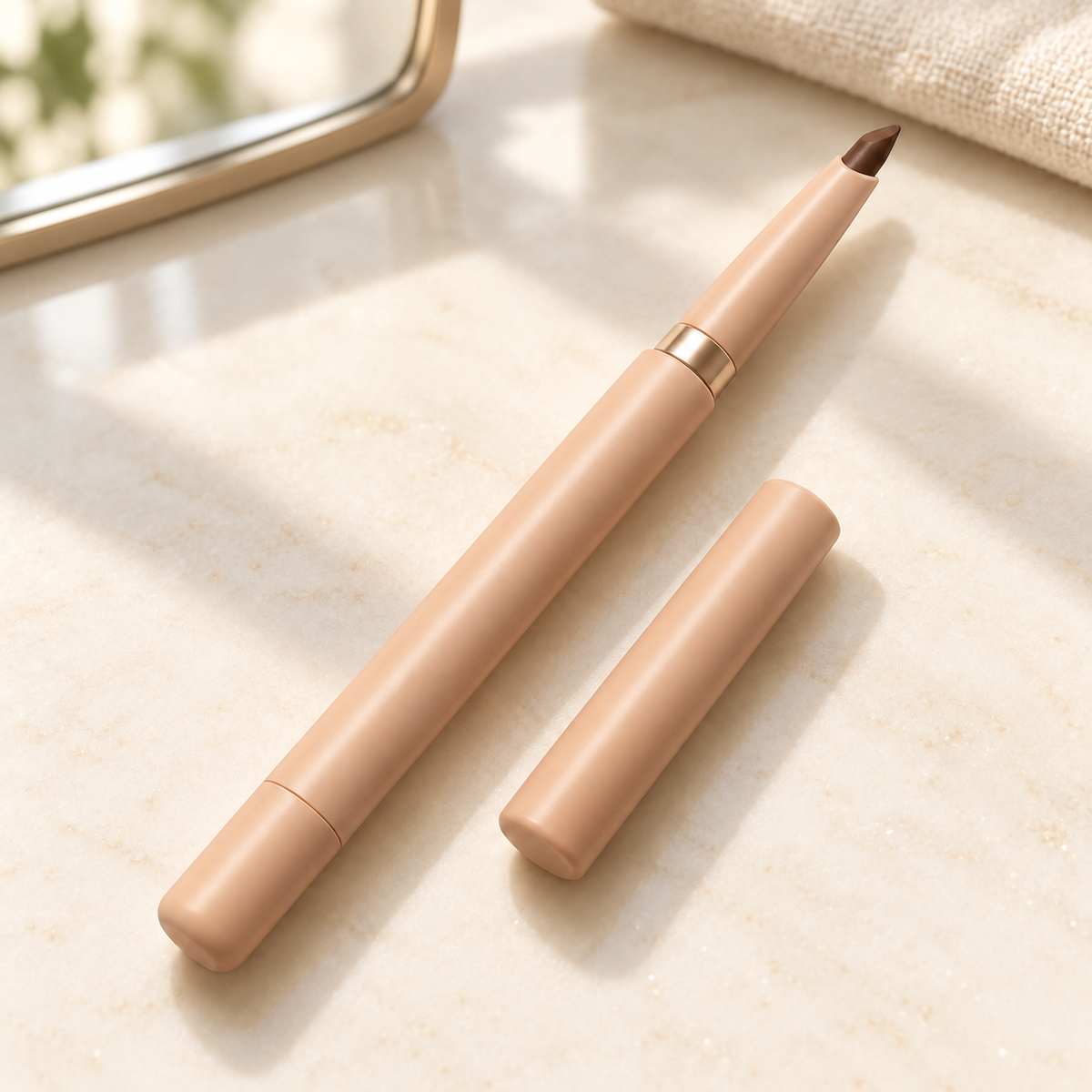 Aelheart Angled Brown Gel Eyeliner – Precision Eye Pencil