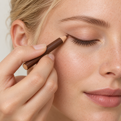 Aelheart Chocolate Brown Wooden Eyeliner Pencil