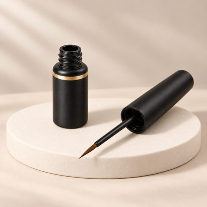 Aelheart Chocolate Brown Liquid Eyeliner – Fine Brush Applicator