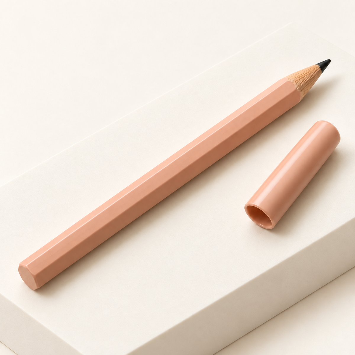 Aelheart Classic Black Hexagonal Wooden Eyeliner Pencil