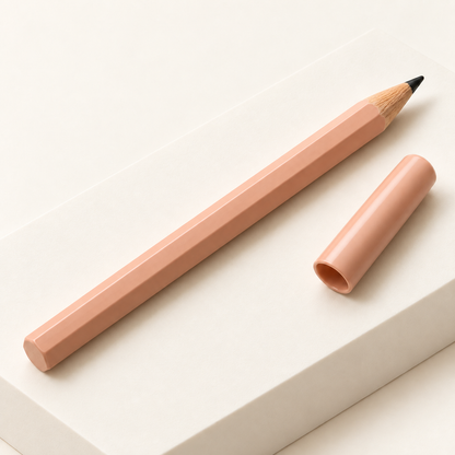 Aelheart Classic Black Hexagonal Wooden Eyeliner Pencil