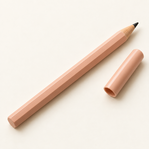 Aelheart Classic Black Hexagonal Wooden Eyeliner Pencil