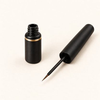 Aelheart Chocolate Brown Liquid Eyeliner – Fine Brush Applicator