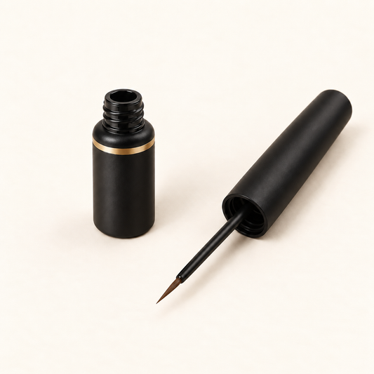 Aelheart Chocolate Brown Liquid Eyeliner – Fine Brush Applicator